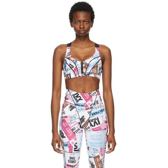 adidas Ivy Park Medium-Support Ski Tag Bra - Picture 1 of 11